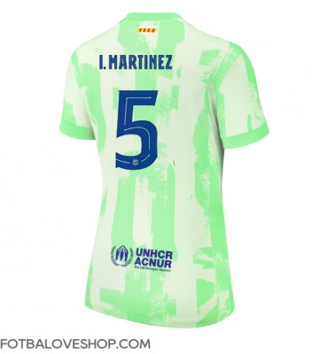 Barcelona Inigo Martinez #5 Dámské Alternativní Dres 2024-25 Krátký Rukáv